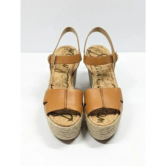 Sam Edelman Women's Maura Espadrille Wedge Sandals Natural Size 9.5 (MSRP $130) - Picture 5 of 11